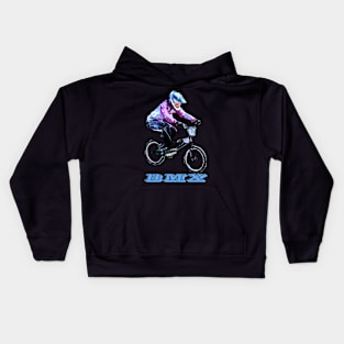 bmx racing Kids Hoodie